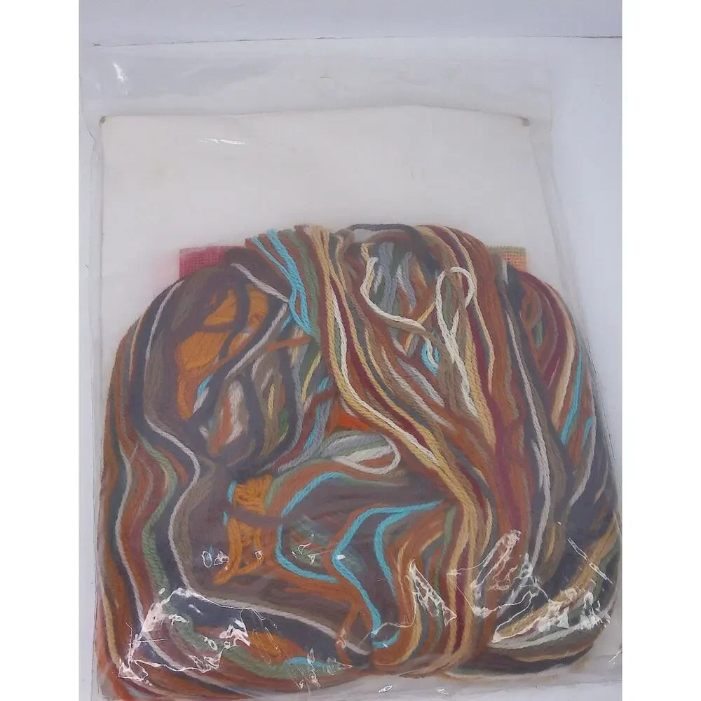 Vintage 1987 Something Special Fall Scene Needlepoint New